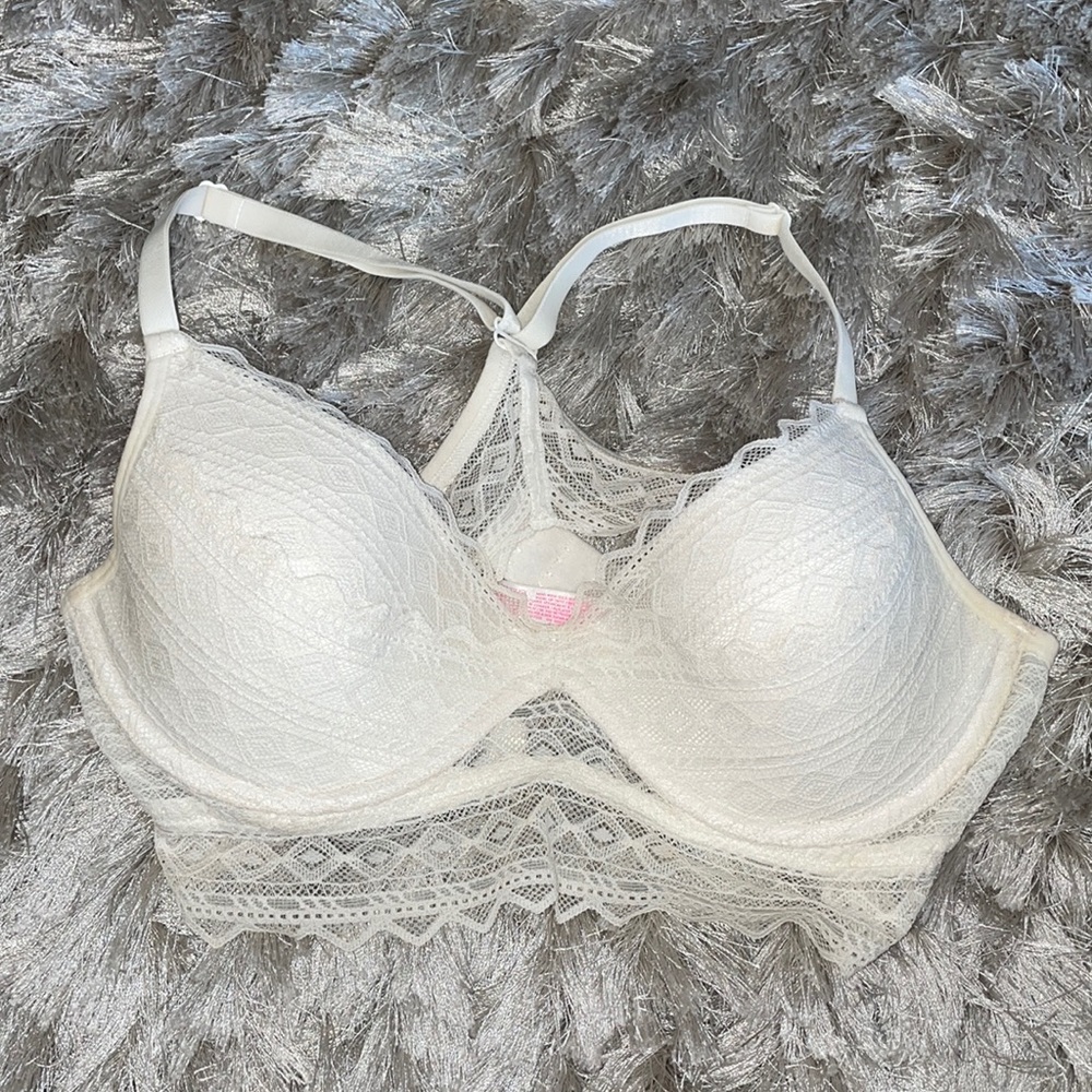 PINK lace bralette